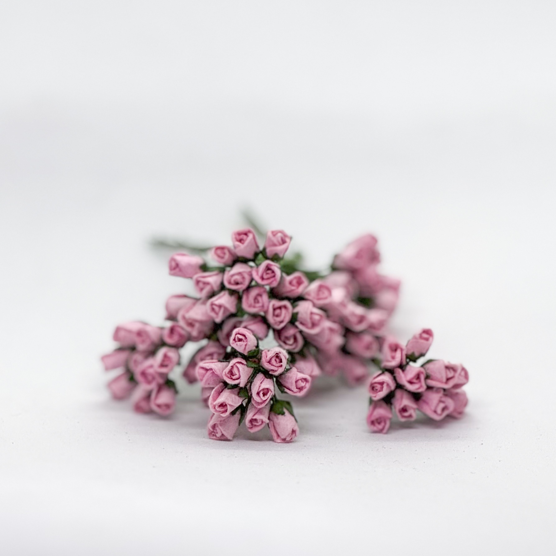 Набір бутонів троянд, 7 мм, яскраво рожевий, 10 шт