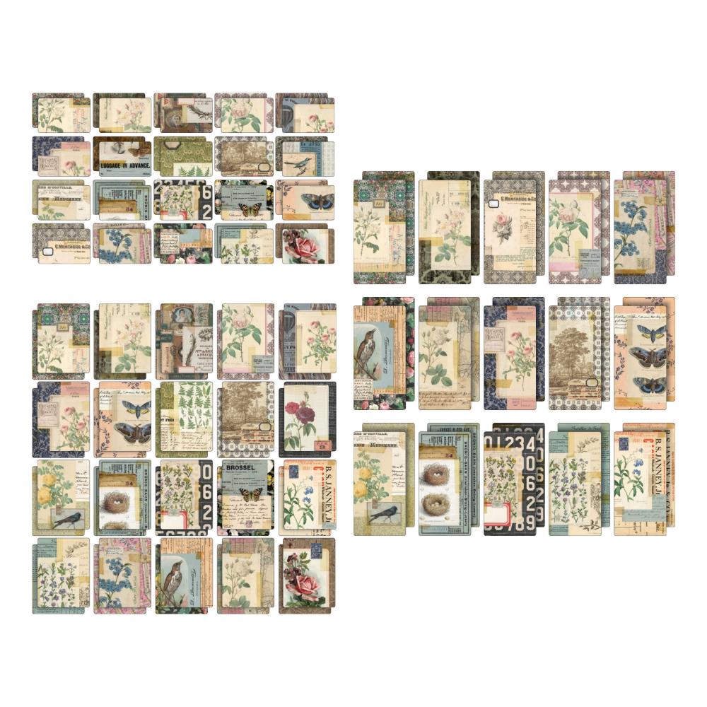 Набір вирубування, Idea-Ology Pocket Cards, 55 шт, Tim Holtz