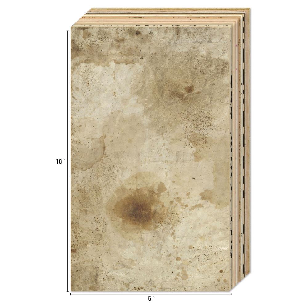 Набір паперу для скрапбукінгу, Idea-Ology Backdrops 4, 15х20 см, 24 шт, Tim Holtz