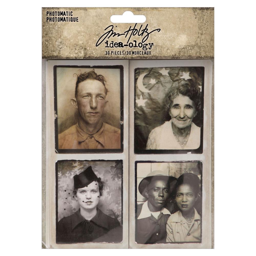 Набор высечек, Idea-Ology Photomatic, 30 шт, Tim Holtz