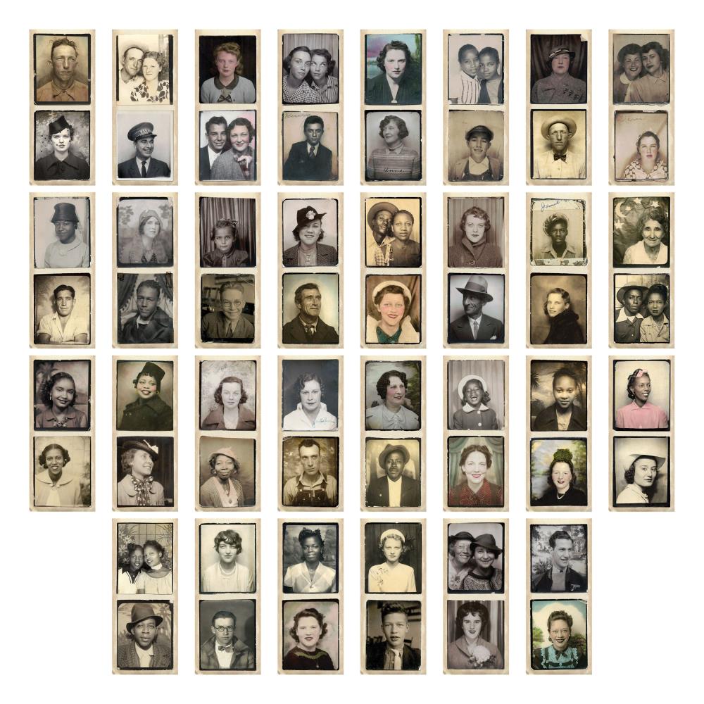 Набор высечек, Idea-Ology Photomatic, 30 шт, Tim Holtz