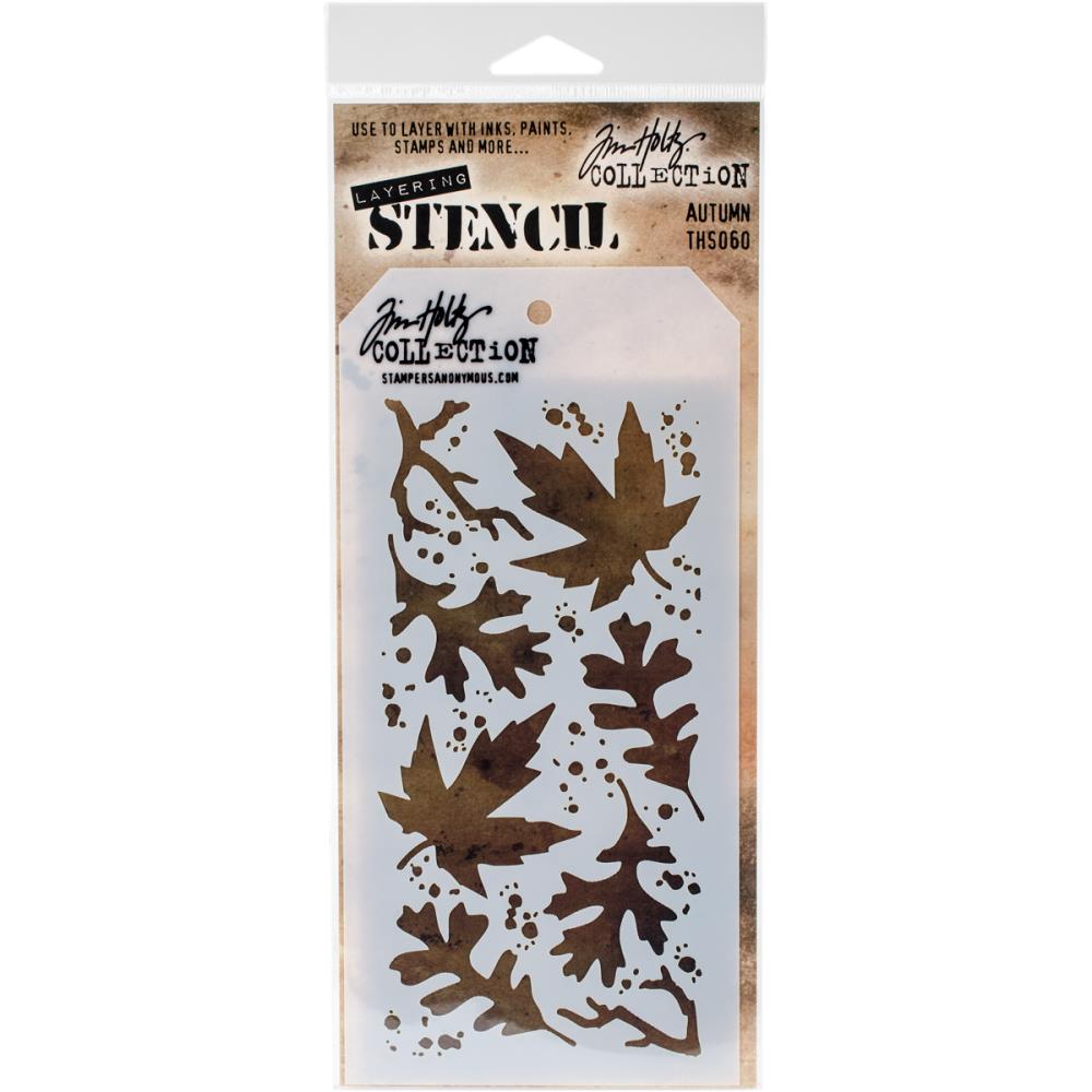 Трафарет багаторазовий, Autumn, 12х25 см, Tim Holtz
