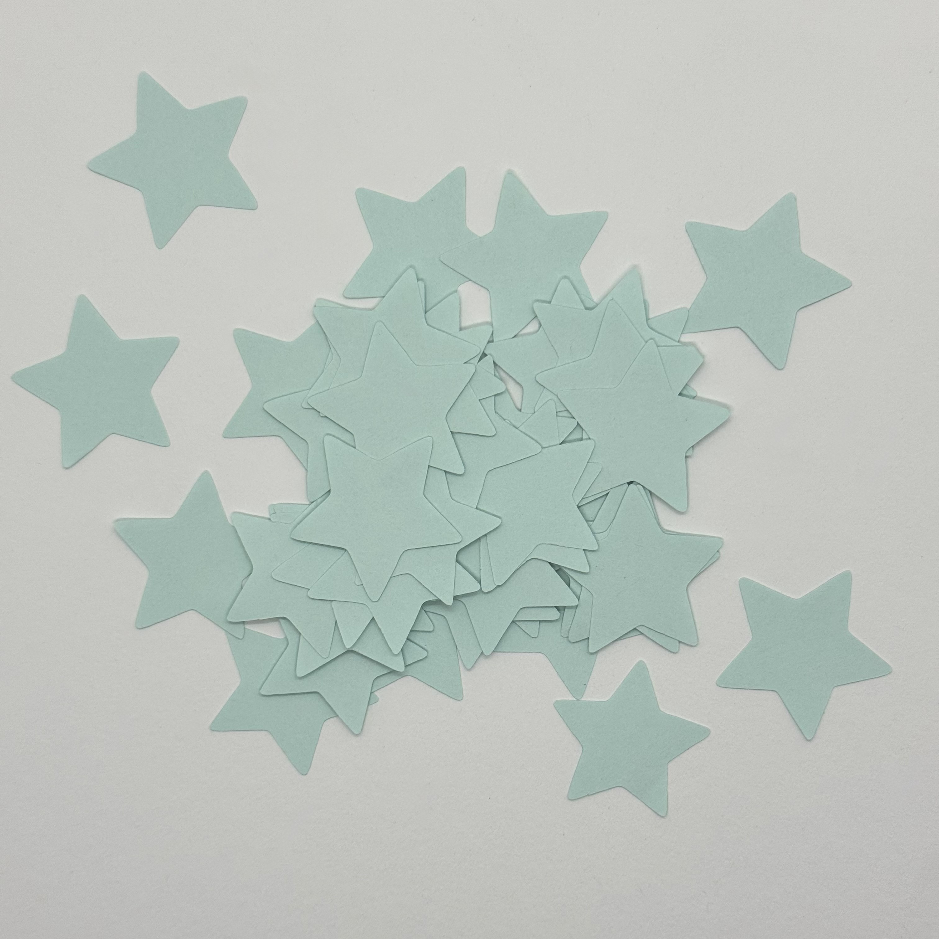 Набор вырубки Звезды, голубые, 3 см, 50 шт.