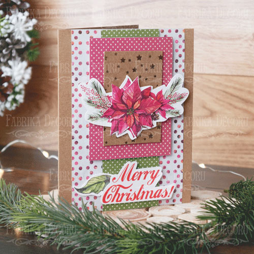 Набір для створення вітальних листівок Botany winter, Fabrica Decoru